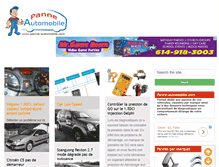 Tablet Screenshot of panne-automobile.com